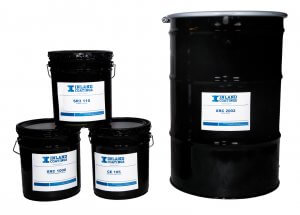 A photo of 4 different Inland Coatings products in their containers.