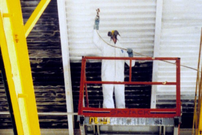 gentleman painting ceiling