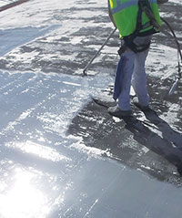 modified bitumen bur roof applications