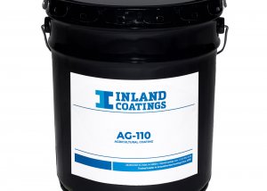 A bucket of Inland's AG-110 Agricultural Coating