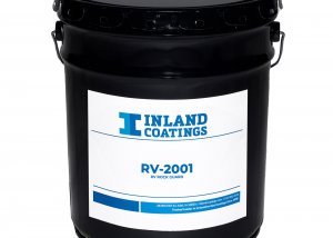 a bucket of Inland's RV-2001 RV Rock Guard