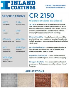 CR-2150 product info sheet