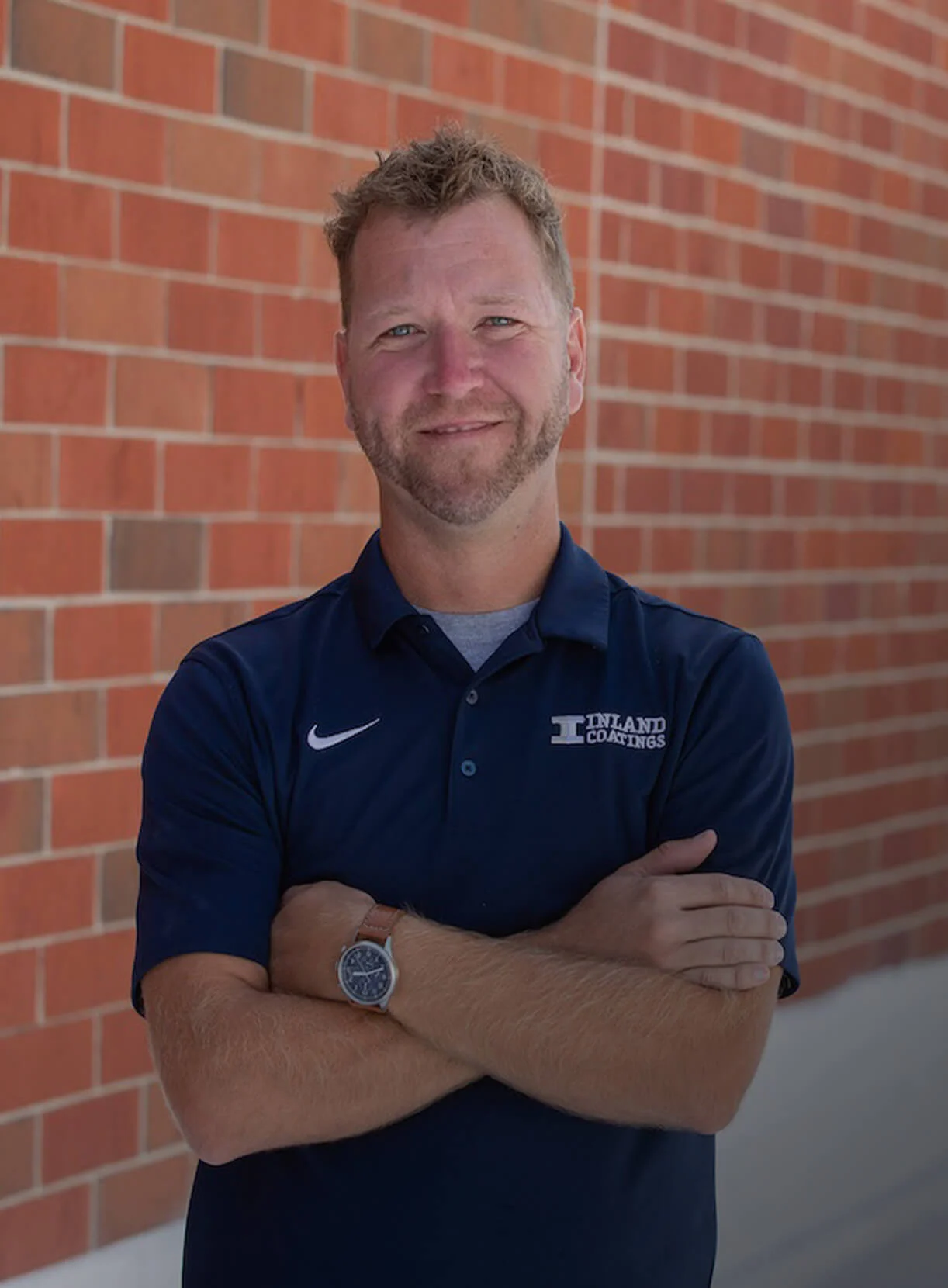 Inland employee smiling for portrait