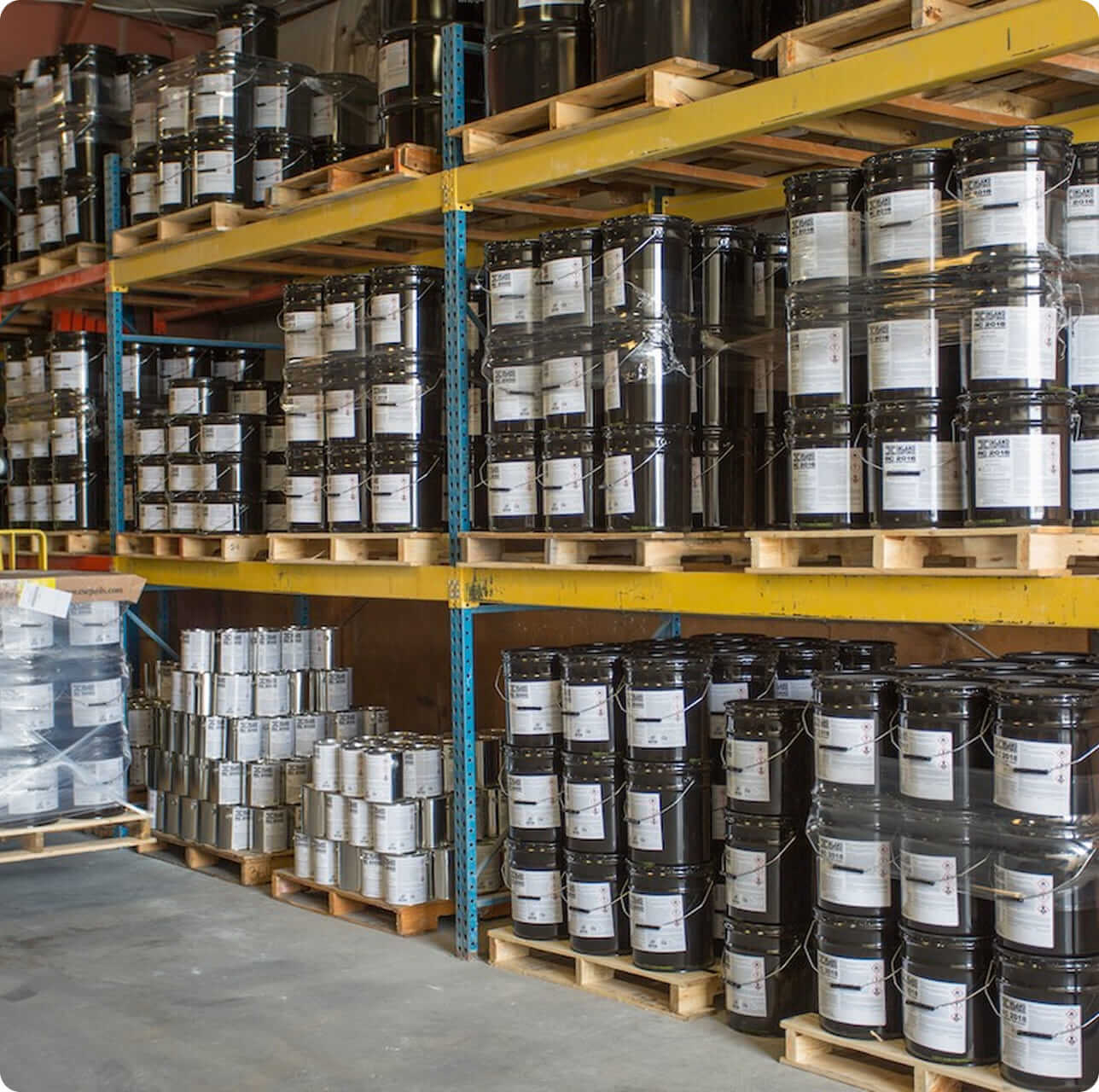 multiple products on shelf