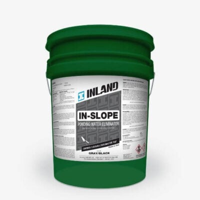 in-slope ponding water bucket